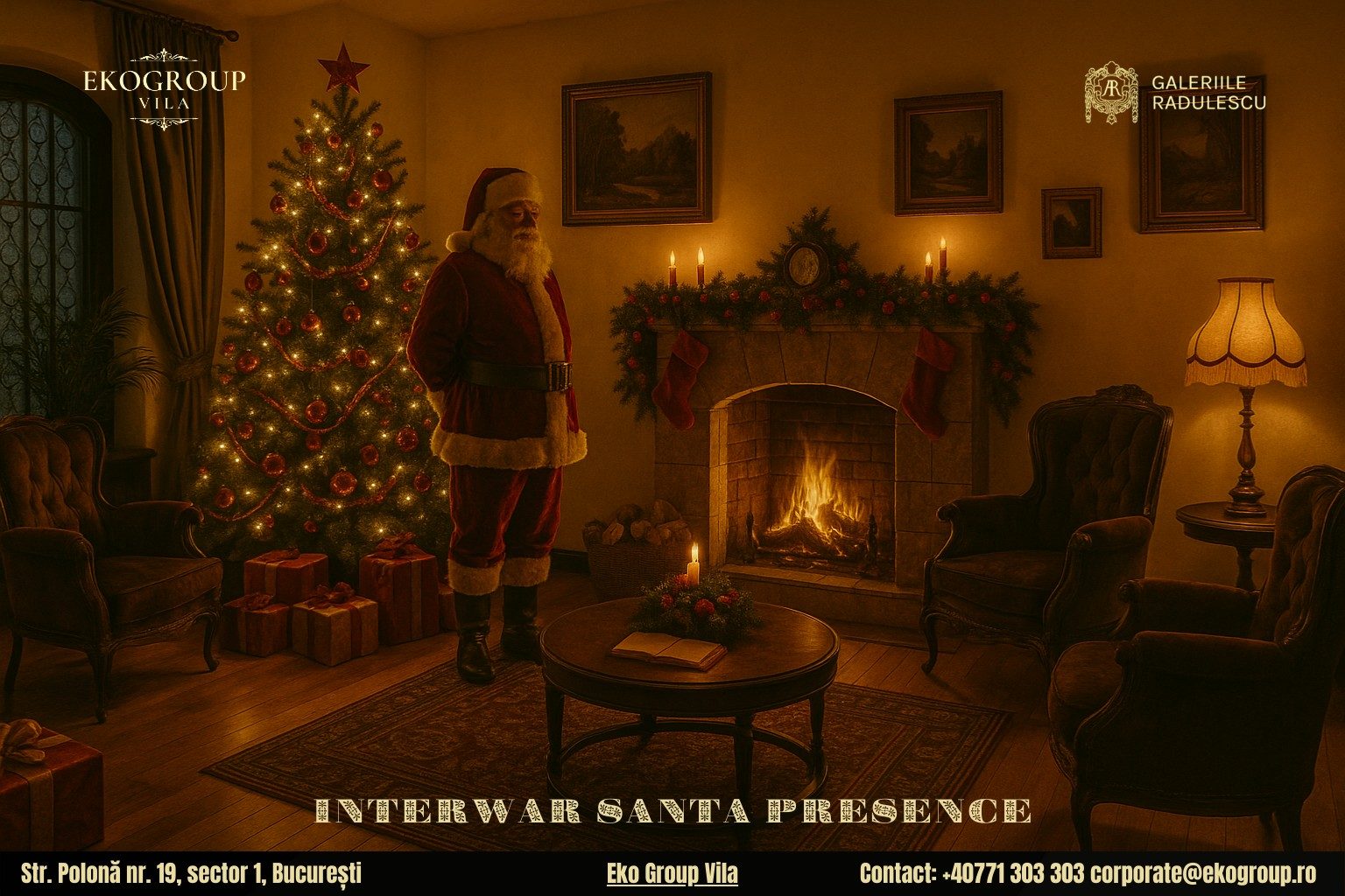 Eko Group Vila și legenda lui Moș Crăciun: O incursiune fermecătoare în Crăciunul anilor ’30