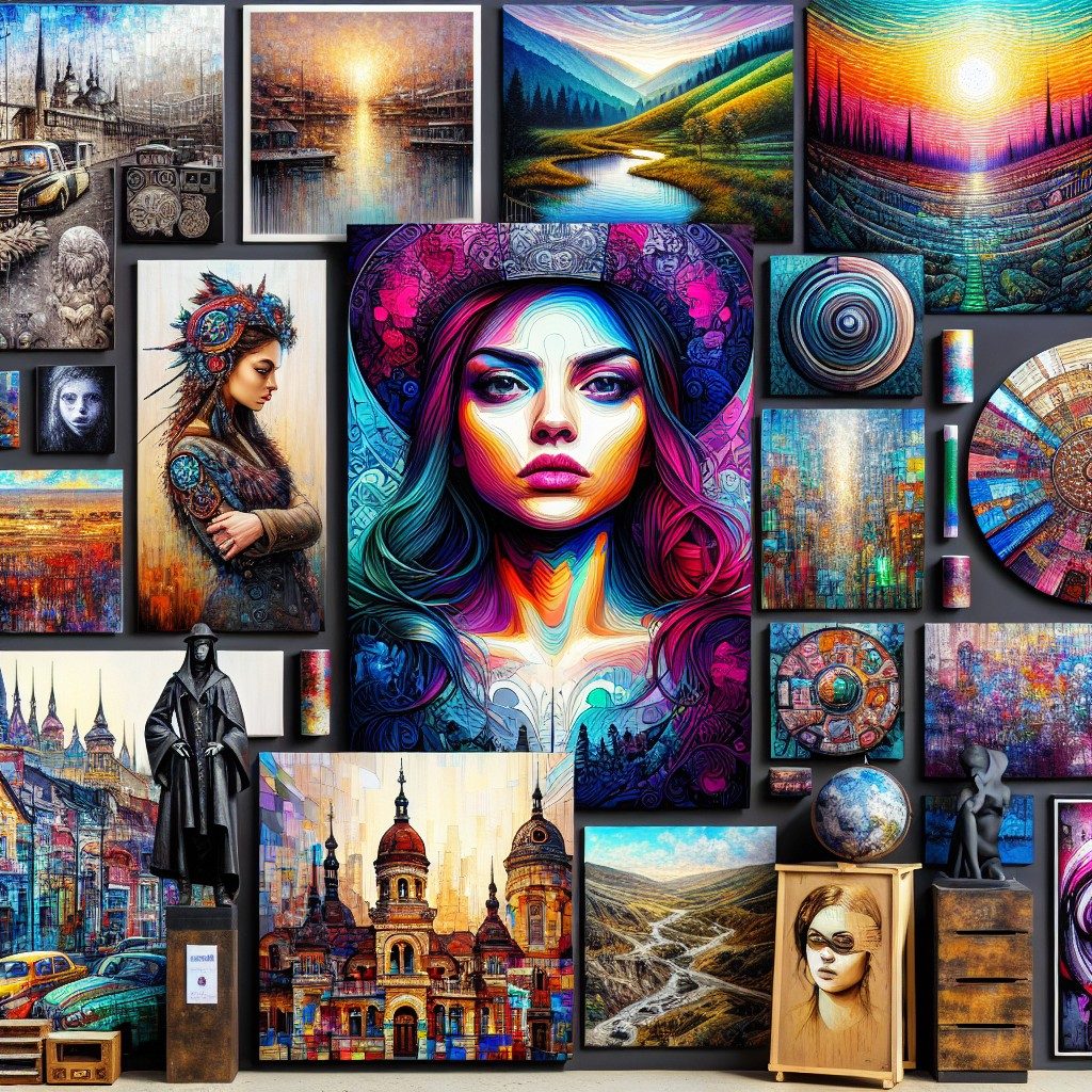 Descoperă artiști români emergenți: portrete, pictură, sculptură și artă urbană